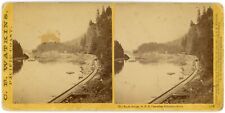 OREGON SV - Columbia River - Tooth Railroad Bridge - CE Watkins c1867 picture