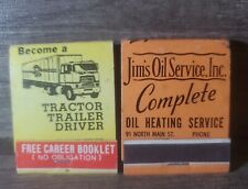 2 Vintage Matchbook Matches Advertising Collectible picture
