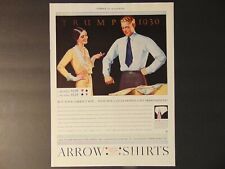 1930 ARROW SHIRTS The Trump Shirt vintage art print ad picture
