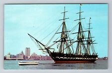 Boston MA- Massachusetts, USS Constitution, Antique, Vintage Souvenir Postcard picture
