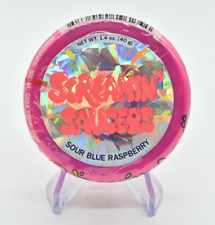 Screamin' Saucers - SOUR BLUE RASPBERRY PUCK, Creative Confection, PINK, Sealed picture