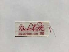 Babe Ruth Embroidered Sewing Clothes Label picture