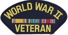 World War 2 WWII European Veteran 5 Inch Embroidered Cap Patch HFLB1776 F4D6A picture