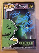 Funko Pop #39 Disney -Oogie Boogie (BL) Signed by Ken Page with COA, See Pics picture