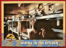 JURASSIC PARK - Card #57 - Hiding In The Kitchen - TOPPS 1993 picture