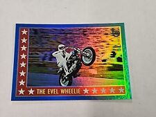 2013 Topps 75th Anniversary #59 The Evel Wheelie Evel Knievel - Rainbow Foil picture