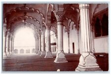 c1910's Agra Fort Hall Of Public Audience Columns View Agra India RPPC Postcard picture