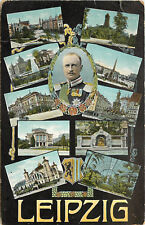 Multiview Postcard Leipzig Saxony Germany - Frederick Augustus III, King  picture