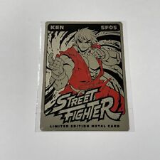 Udon 2021 Street Fighter Ken Incentive Metal Card picture