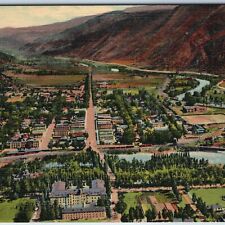1937 Glenwood Springs, CO Look South Showing Colo River Roaring Fork Valley A234 picture