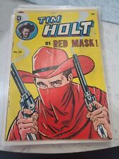 TIM HOLT 26 - RED MASK, GHOST RIDER - GOLDEN AGE WESTERN 1951  precode horror picture