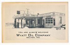Wyatt Oil Company, Gas, Tires, Service Station, Belton, Missouri ca.1930's picture