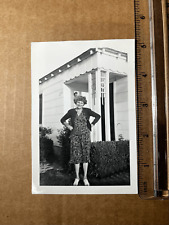 1940s Found B&W New Homeowner’ Photo-3”x5” Original-We Bundle picture