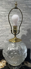 Rare Lang Levin Studios Chicago Mid Century Modern Glass Table Lamp 19.5