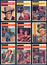 1958 TOPPS TV Westerns Gunsmoke Complete SET  71/71 J arness Steve McQueen EX-NM picture