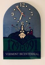 RARE Commemorative Vermont Bicentennial 1791-1991 Wall Clock   picture