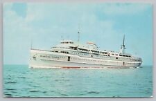 Transportation~SS Milwaukee Clipper~Across Lake Michigan~Vintage Postcard picture
