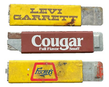 Vintage Tobacco Advertising Box Cutter Razor Knife Blades Levi Garrett Fischer's picture