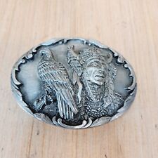 1990 Vtg Rare Siskiyou Pewter I Soar with the Eagle Belt Buckle P-89 Made USA picture
