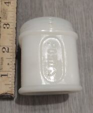 Vintage Mid Century PONDS White Porcelain Milk Glass Jar USA  picture