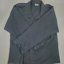 Tru-Spec Tactical Shirt Black Combat Coat Large Regular Long Sleeve Made In USA picture