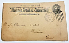 1c U.S. 1892 Postal Card SC# UX10 Cincinnati Postal Card picture