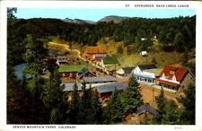 Evergreen, CO Colorado  COLONY STREET SCENE Bear Creek Canon  ca1920's Postcard picture