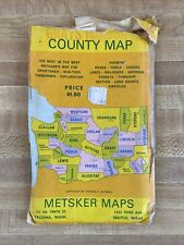 Metsker’s Maps Of Washington State Grays Harbor County ‘50s/’60s picture