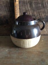 Antique Pure Flint Pottery , Bean Pot ? Two Tone, Progressive, Roseville’s picture