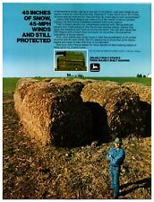 1980s John Deere Hay Stacker - Original Print Advertisement (8.5 X 11in) picture