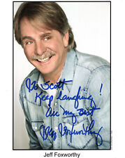 JEFF FOXWORTHY HAND SIGNED 8x10 PHOTO+COA         GREAT COMEDIAN        TO SCOTT picture
