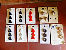 Vintage Lot Sewing Buttons 9 Original Cards - LeChic, Streamline,Vogue,Exquisit picture