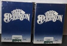 Set of Two Vintage New Paulson Decks Playing Cards Standard Blue picture