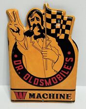 DR. OLDSMOBILE'S W MACHINE Embossed Distressed Tin Sign GM Licensed 442 W-30 picture