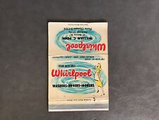 Vintage Advertising Matchbook Whirlpool Washers Dryers Ironers Pittsburg Pennsyl picture