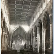 c1920s Boston, England RPPC St. Botolph's Church Cathedral Stump Real Photo A106 picture