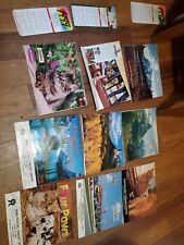 Lot of 12 1990's calendars used vintage, retro antique  advertising picture