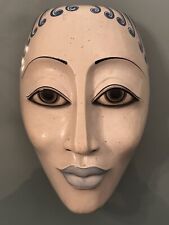 Sculpted Wood Balinese Woman “Moko” Dance Mask by Master Artist I B Anom picture