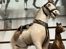Vintage model horse Real horsehair glass eyes Argentinian 10” picture
