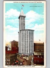 c1925 South Business Section Smith Tower Seattle Washington WA Postcard picture