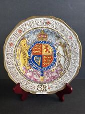 Scarce 1937 King Edward VIII Paragon China 8.5”Coronation Plate relief design picture
