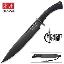 Honshu Boshin Midnight Toothpick Combat Knife Full Tang Fixed Blade UC3394 7Cr13 picture