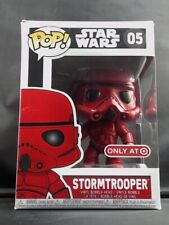Red Stormtrooper Funko Pop Disney Star Wars Target Exclusive 05 Vaulted picture