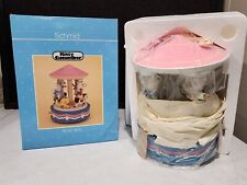 NEW IN BOX Schmid Kitty Cucumber Carousel Waltz Music Box picture
