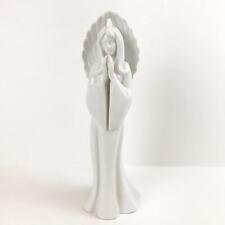 Vintage Reco Adoration Angel Praying Hands 1986 Wings Porcelain Ceramic Signed picture