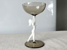 Lauscha Bimini art deco lampwork glass by Fritz Lampl Dancing girl Liquor glass picture