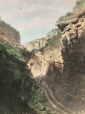 Colorado Springs CO Williams Canyon Narrows 1900 Stereoview SV Photo picture
