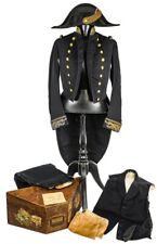 1800s French Officer Full Uniform Hat Coat Buttons ID'd France - picture