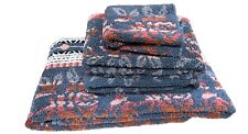 Vintage Cannon Royal Family 4pcs  Towel Set Southwestern Colors & Pattern picture