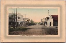 Vintage 1913 LOS BANOS California Hand-Colored Postcard 